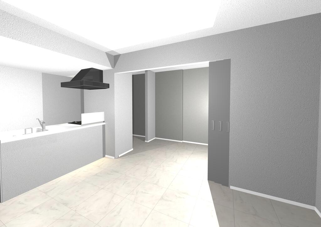 居室・リビング　内観パースになります