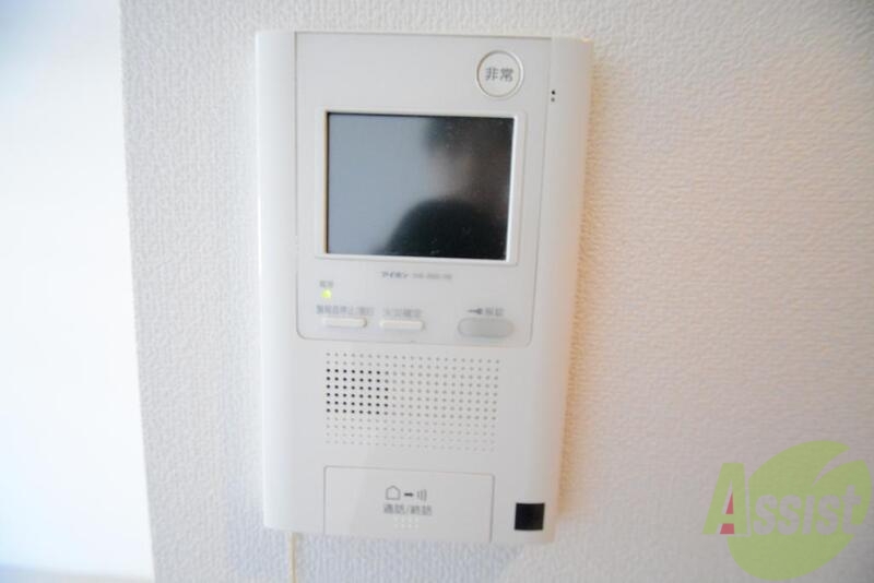 セキュリティ　モニター付きで安心です