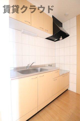 キッチン　ガスコンロ2口設置可能です！