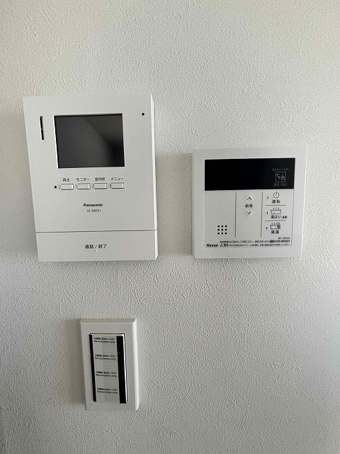 セキュリティ　モニターホンつきで来客確認も安心