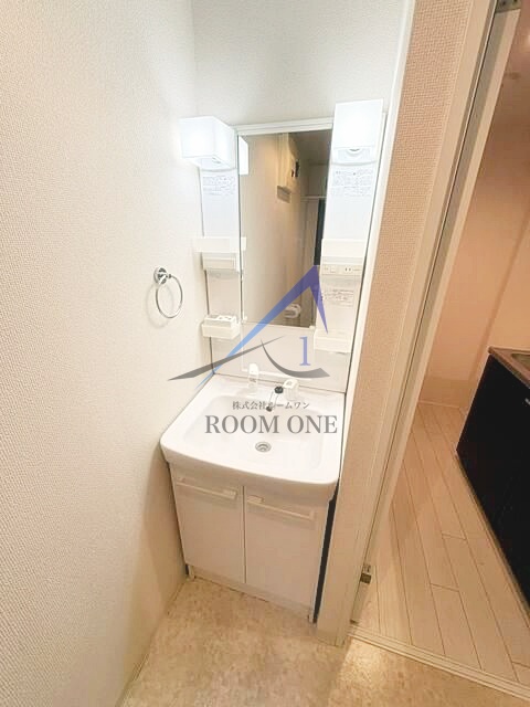 洗面設備　洗面台です。
