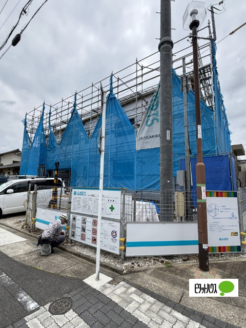 建物外観　建築中