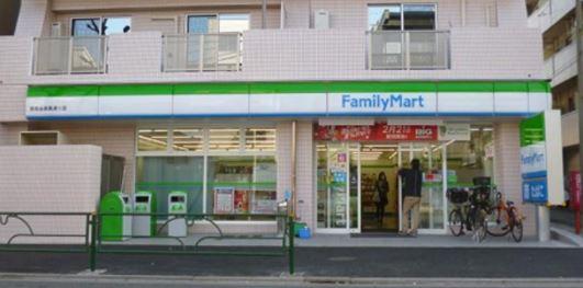 コンビニ　ファミリーマート 世田谷淡島通り店（コンビニ）まで522m