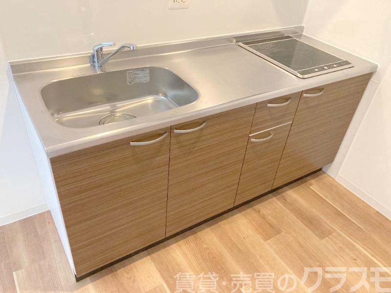 キッチン　２口ＩＨシステムキッチン♪