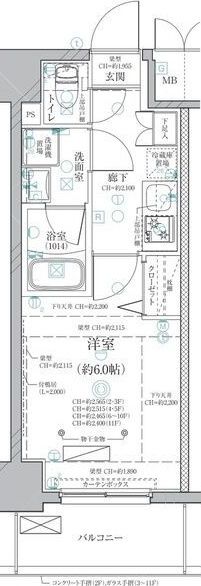 ディアレイシャス泉の間取り写真