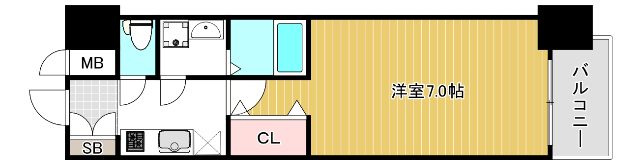 ファーストフィオーレ新町ファジスタの間取り写真