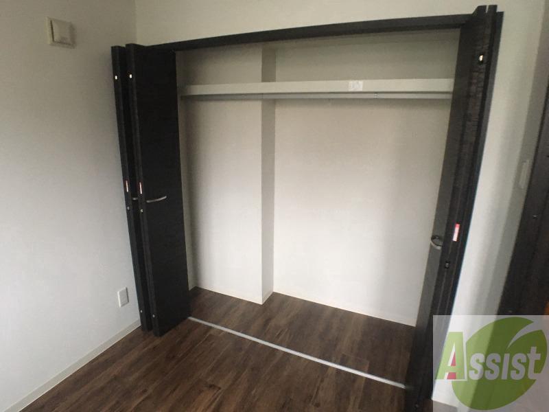 収納　クローゼット。荷物がたくさんあっても問題ないですね。