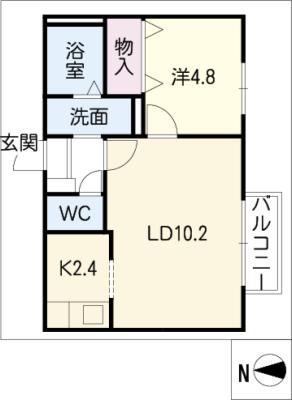 1LDK Apartment in Naka-ku, Nagoya, Aichi — photo 2 of 3