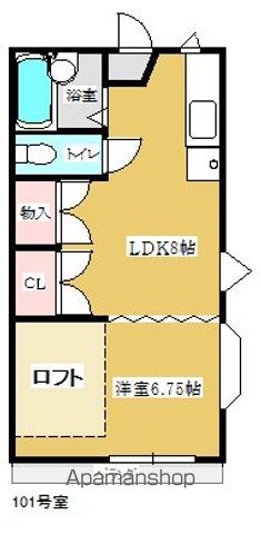 ふなかたハイツAの間取り写真