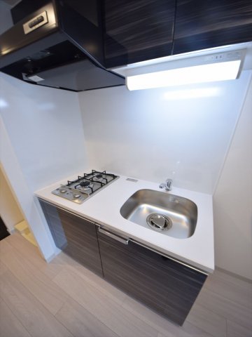 キッチン　ファステート大阪上本町ソーレ　2口ガスシステムキッチン