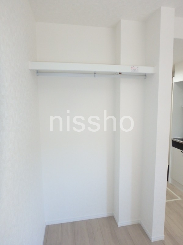 収納　オープンクローゼット♪　※建築中写真