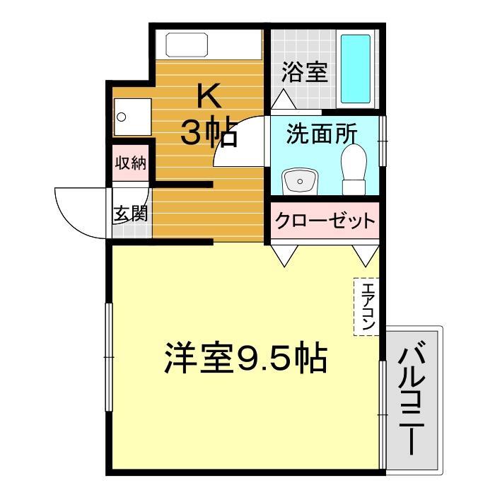 エンゼルハイツの間取り写真