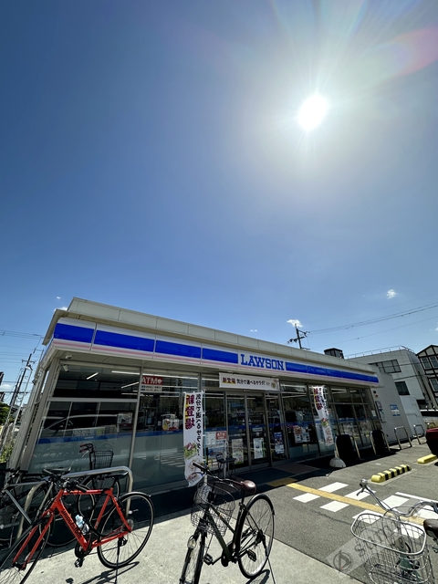 コンビニ　ローソン八尾福万寺一丁目店・街のホットステーション♪♪（コンビニ）まで904m