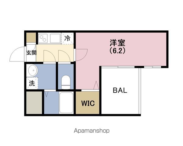 ＪＲ東西線 海老江駅 徒歩3分 15階建 築3年の間取り写真