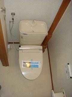 向陽ハイツ A棟のトイレ写真