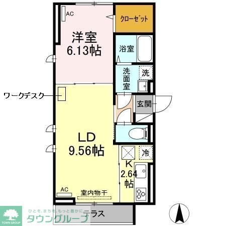 東武東上線 下赤塚駅 徒歩7分 3階建 築4年の間取り写真