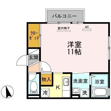 ＪＲ山陽本線 東福山駅 徒歩40分 2階建 築20年の間取り写真