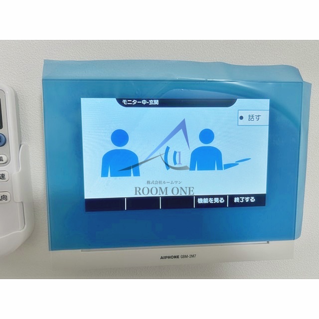 セキュリティ　モニター付きインターホンです。