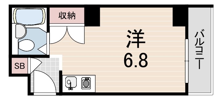 水木通マンションの間取り写真