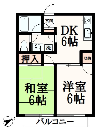 ヴィラソレイユの間取り写真