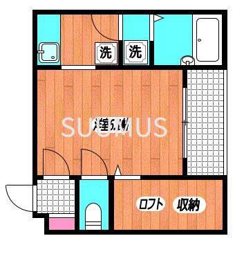 ＪＲ中央線 信濃町駅 徒歩7分 3階建 築17年の間取り写真