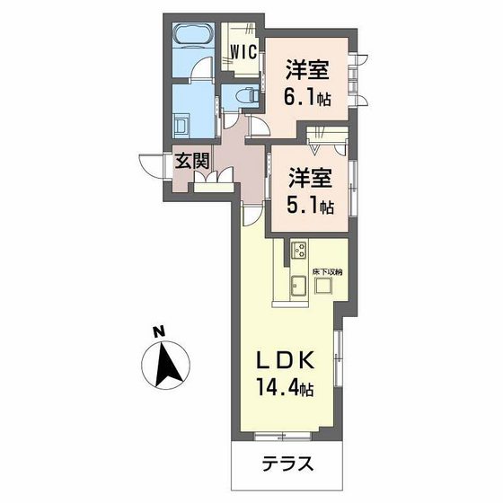 La peintureの間取り写真