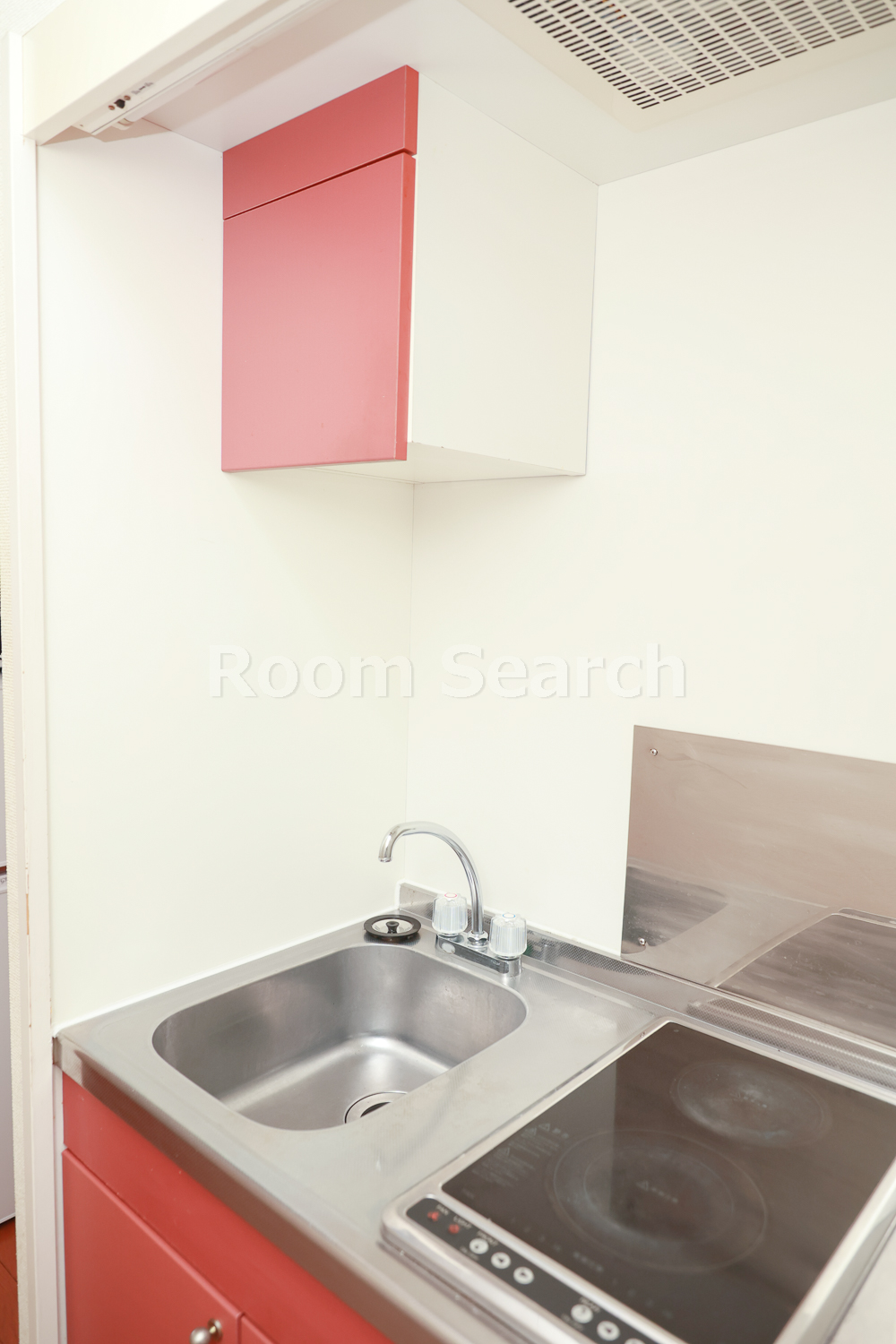 キッチン　2口コンロ、キッチン収納