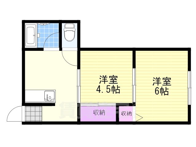 大阪市淀川区塚本のマンションの間取り