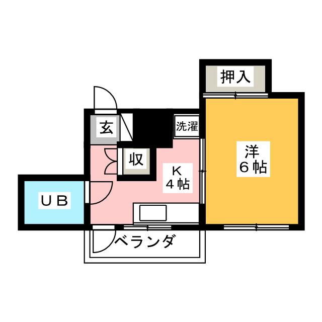 田辺ローヤルコーポの間取り