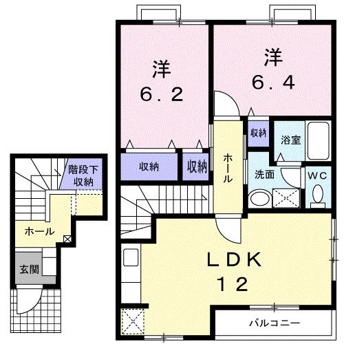 オーブリーIIさおりの間取り