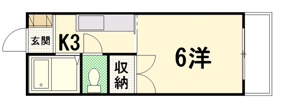 広島県広島市東区温品５（アパート）の賃貸物件の間取り