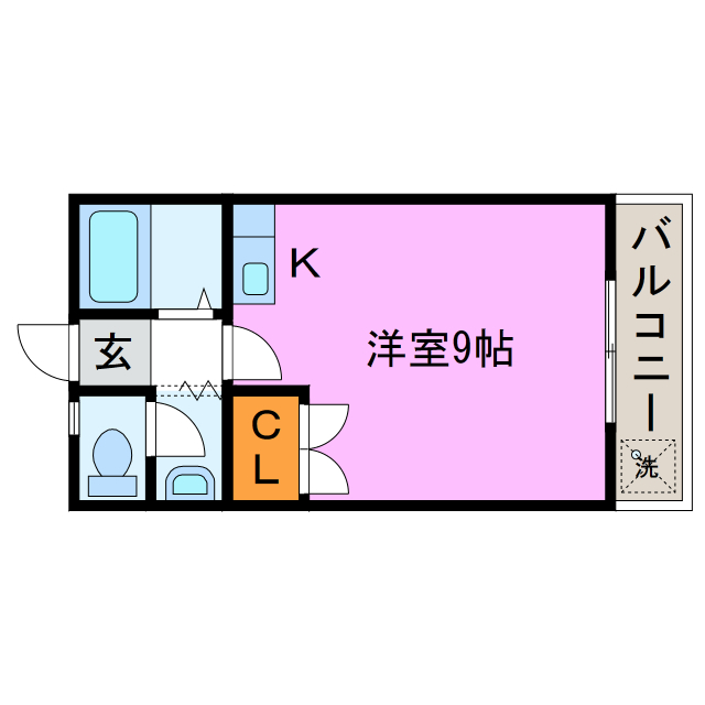 アパートひいらぎの間取り