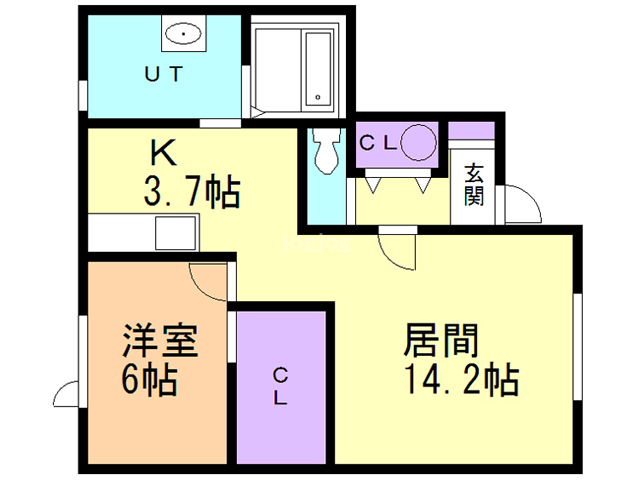 ルシエルIIの間取り