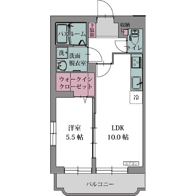 【アングルスの間取り】