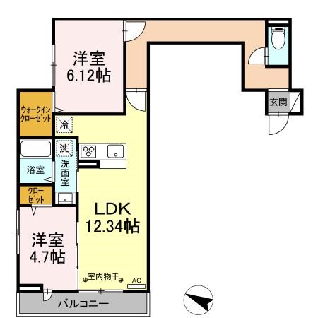 アヴァンス千住緑町の間取り