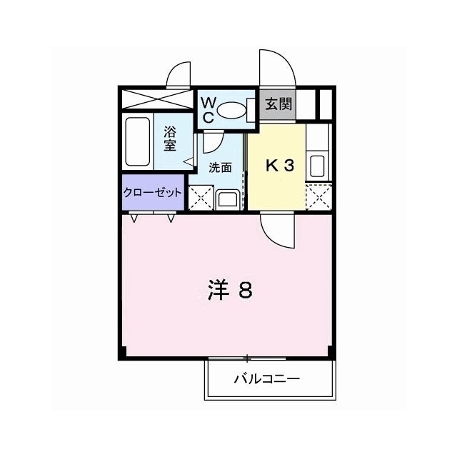 アウロ－ラ０２Ｊの間取り