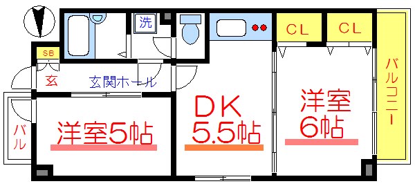 台東区根岸のマンションの間取り