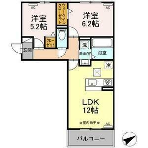 ＧＲＡＮＤ　Ｄ－ＲＯＯＭ浄水　Ｎ棟の間取り