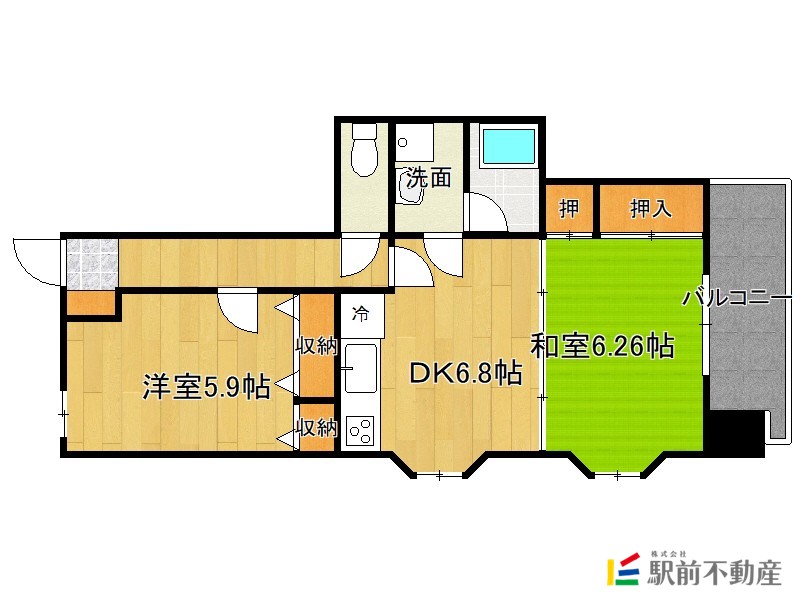 ＦＬＥＸ佐賀駅前の間取り