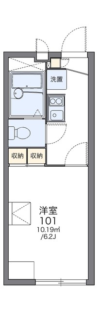 レオパレス朱雀の間取り