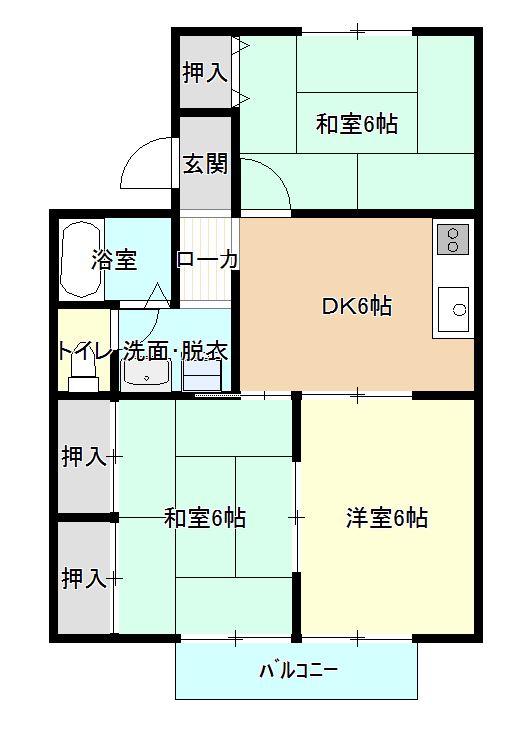 コンパスポイント美住の間取り