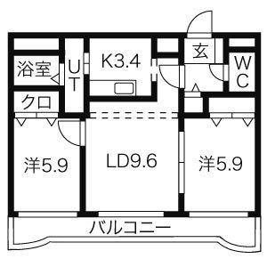 ルシード菊水元町の間取り