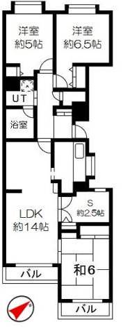 クリオ鎌倉笛田の間取り