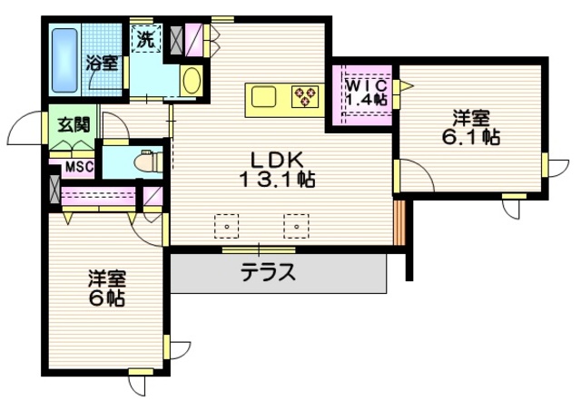 Ｂｌｏｏｍ深沢の間取り