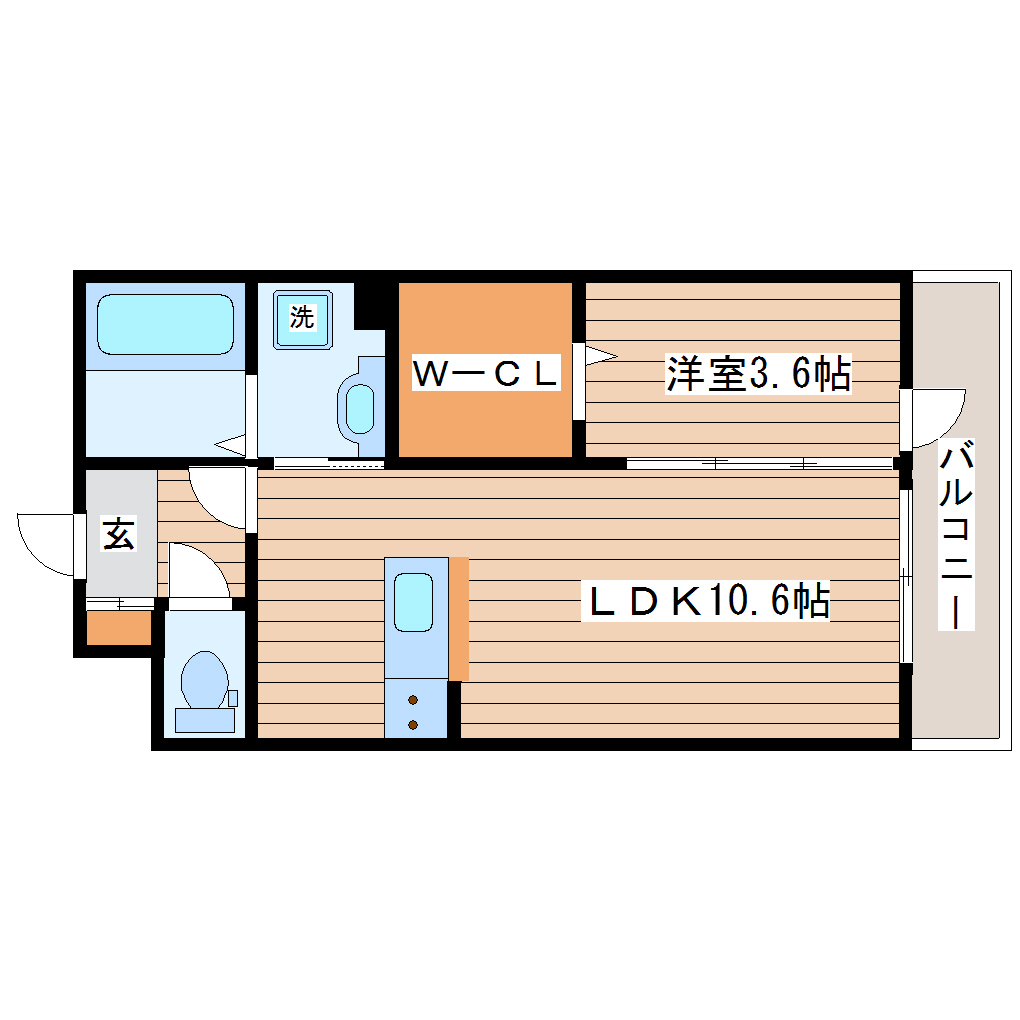 ロータス大和町の間取り