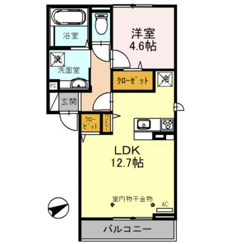 フェリーチェ D-roomの間取り