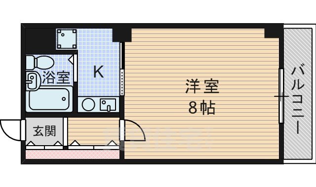 吹田市春日のマンションの間取り