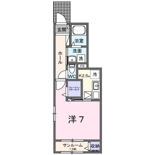 【コルティーレIIの間取り】