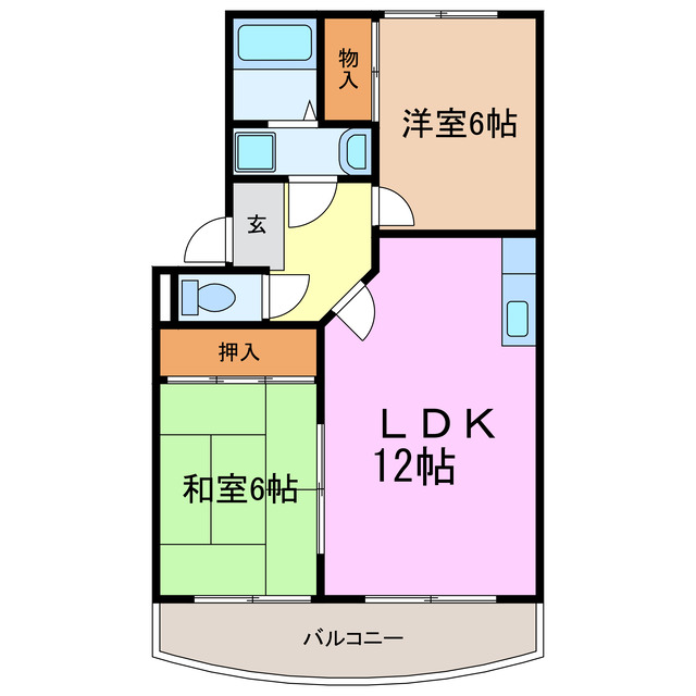 レガーロ御岳の間取り