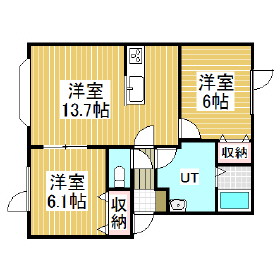 フラワーコートの間取り